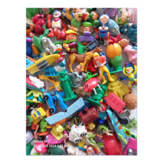 Power pop toy clock photo print