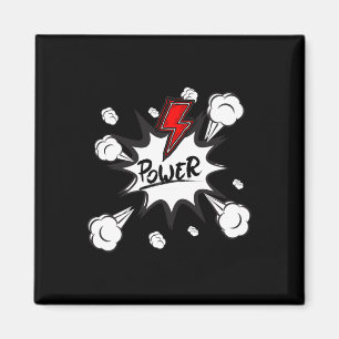 Power Puff Sticker Magnet