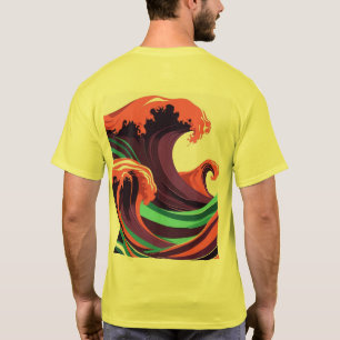 Power Pulse – Abstract Athletic Flow T-Shirt