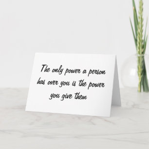 Power Quote Card
