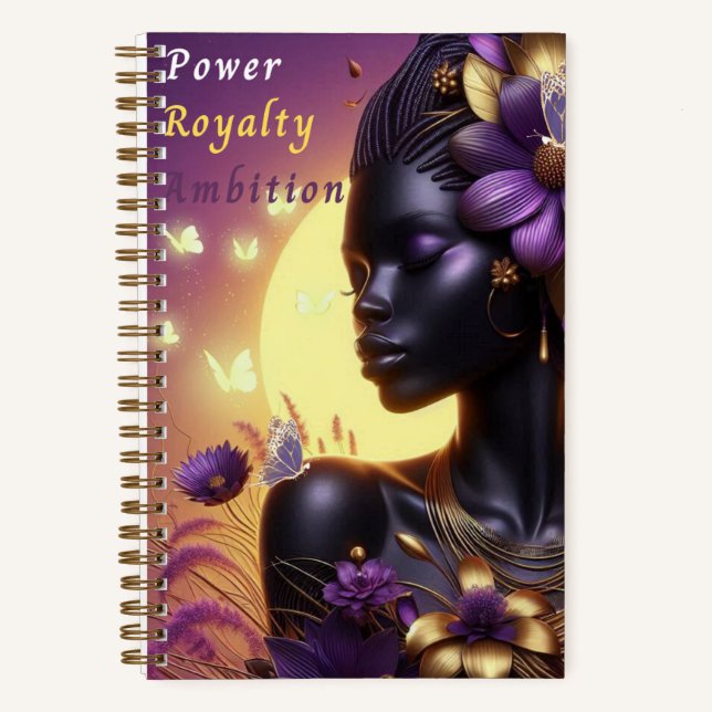 Power, Royalty, Ambition Notebook/Journal Notebook (Front)