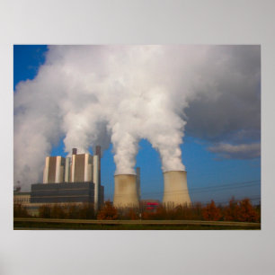 Power Station Pollution 4 Poster