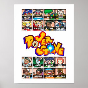 Power Stone characters Poster