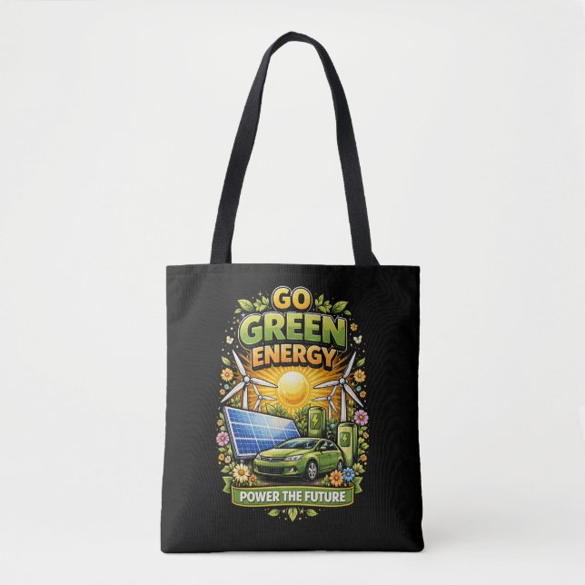 Power the Future Tote Bag (Front)