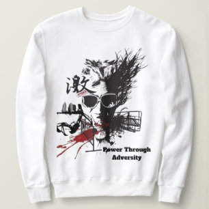 Power Through Adversity Motivational Pullover