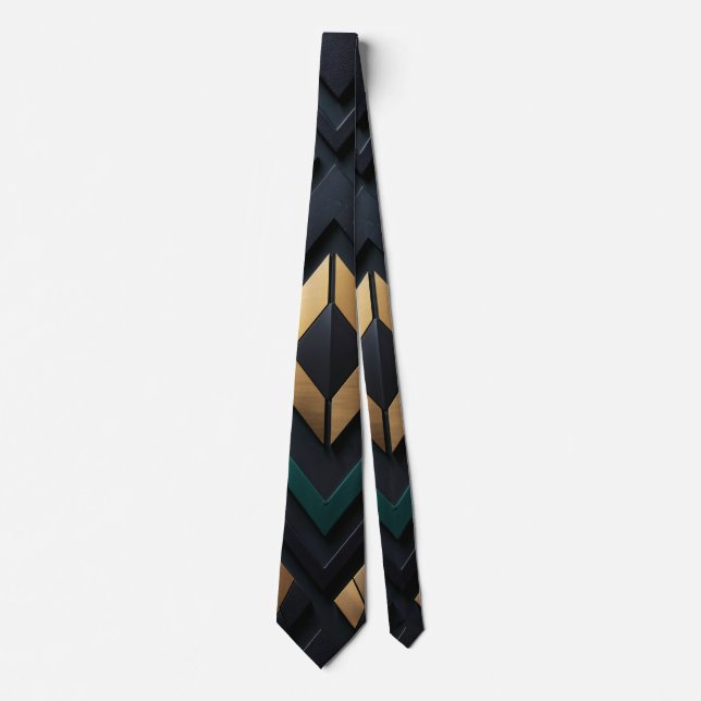 Power Timeless - Black Coal, Green, Golden Tie (Front)