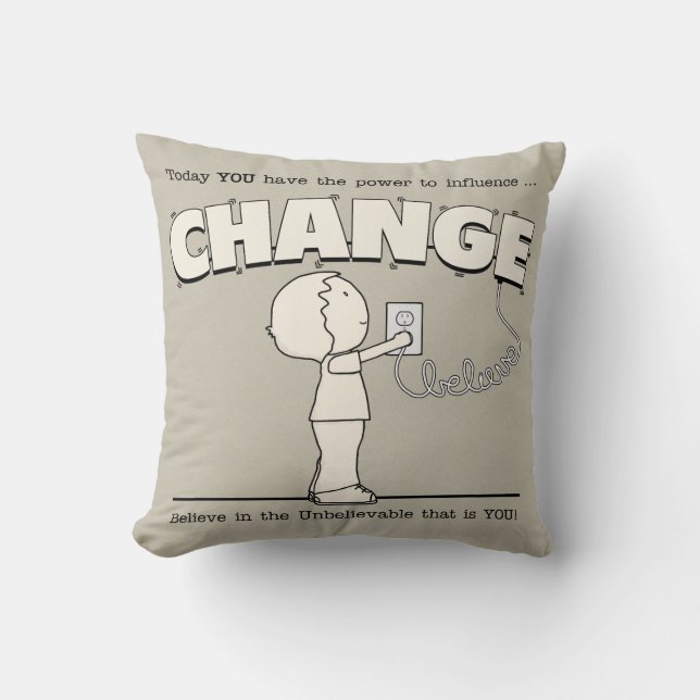 Power To Change Cushion (Front)