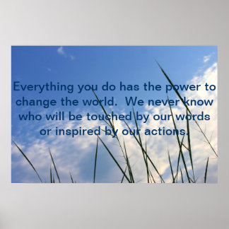 Power to Change the world. Poster