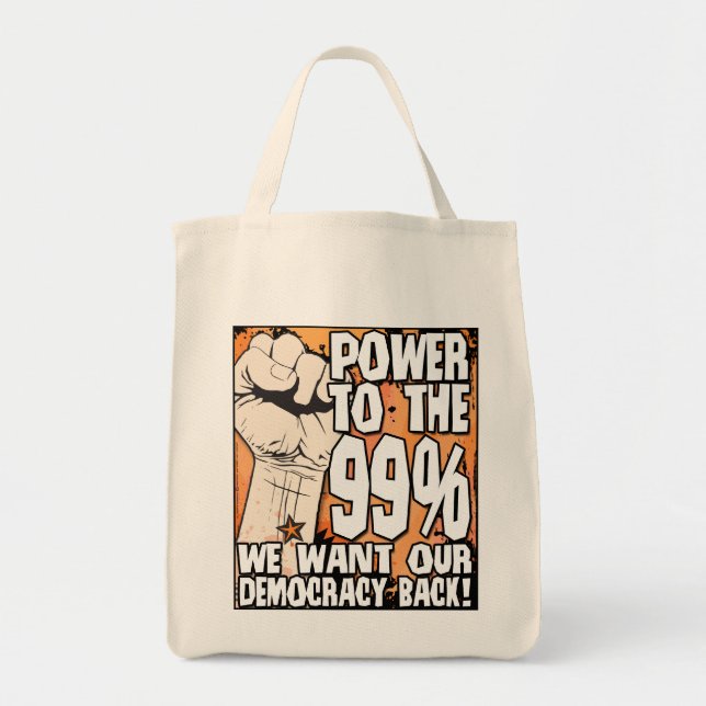 Power To The 99% Tote Bag (Front)