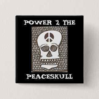 Power to the peaceskull button