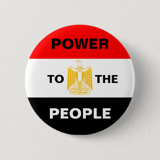 POWER TO THE PEOPLE 6 CM ROUND BADGE