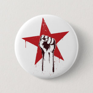 Power to the people 6 cm round badge