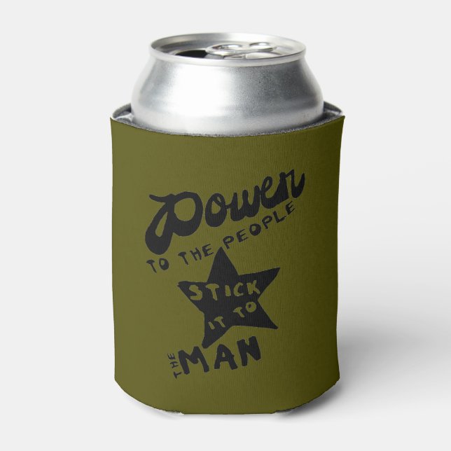 Power To The People Can Cooler (Can Front)