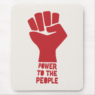 Power to the People Mouse Mat