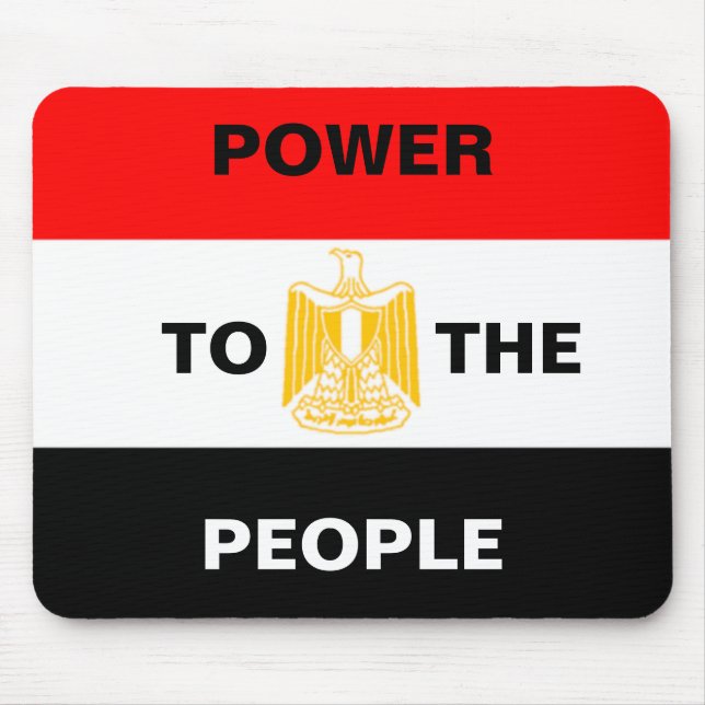 POWER TO THE PEOPLE MOUSE MAT (Front)
