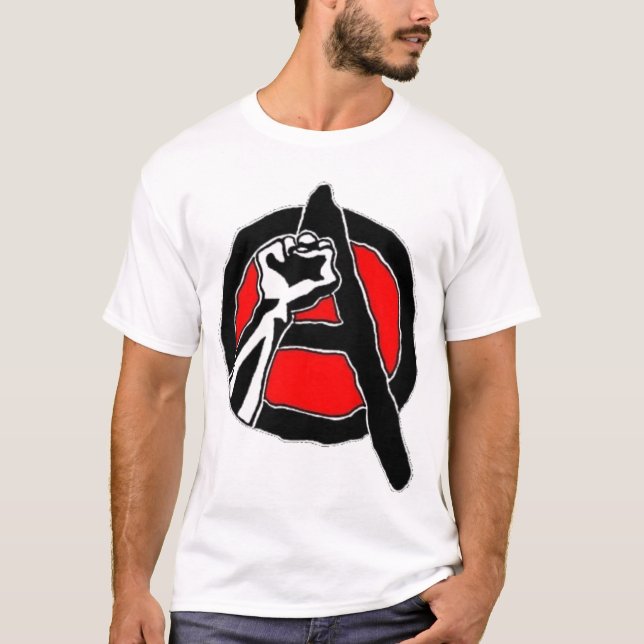 POWER TO THE PEOPLE NOT THE POLITICIANS T-Shirt (Front)