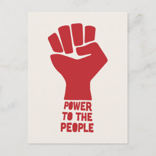 Power to the People Postcard