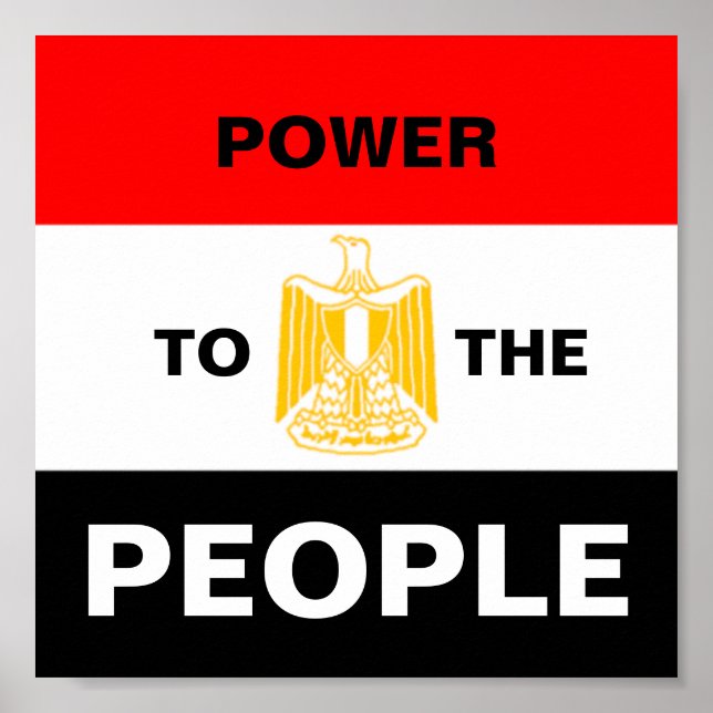 POWER TO THE PEOPLE POSTER (Front)