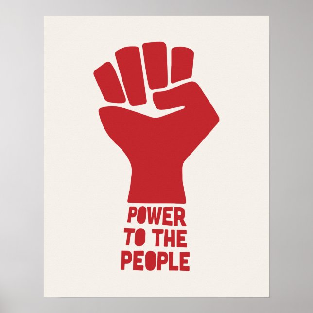Power to the People Poster (Front)