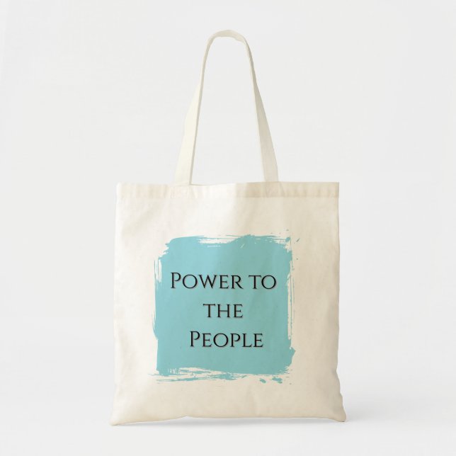 Power to the People tote bag (Front)