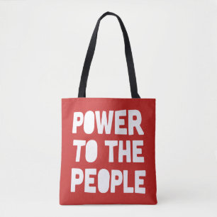 Power To The People Tote Bag