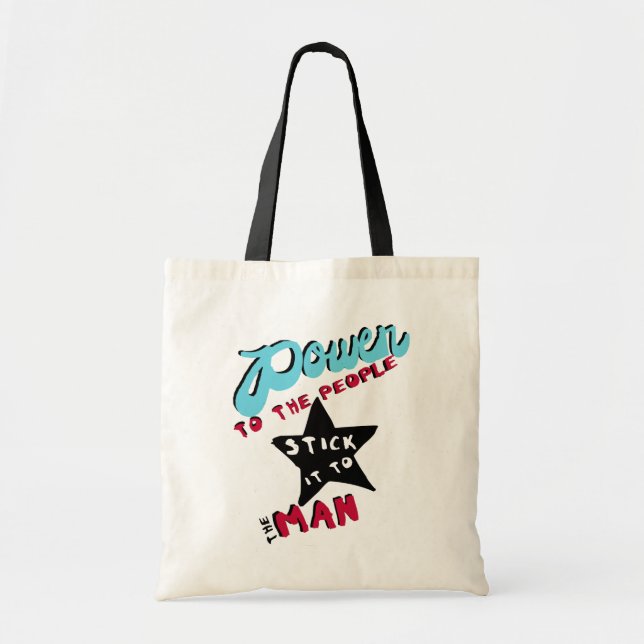 Power To The People Tote Bag (Front)