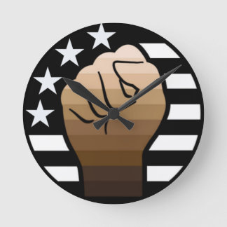 Power To The People Wall Clock