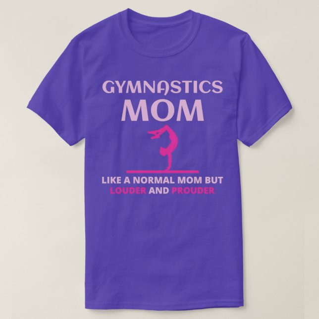 Power Tumbling Mom Gymnastics Gymnast Mother Funny T-Shirt (Design Front)