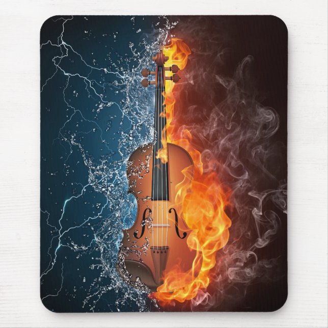 Power Violin Mouse Mat (Front)