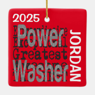 Power Washer Extraordinaire Ceramic Ornament