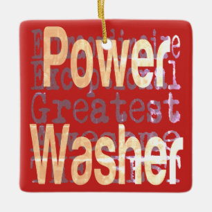 Power Washer Extraordinaire Ceramic Ornament