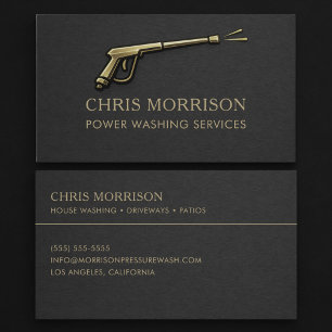 Power Washing Services Business Card