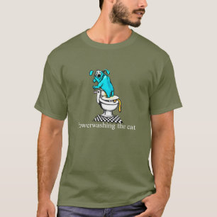 Power washing the cat T-Shirt