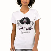 Power Within Natural Hair Afro Illustration
