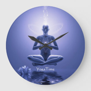 Power Yoga Large Clock