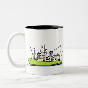 PowerBoat Two-Tone Coffee Mug