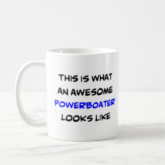 powerboater, awesome coffee mug