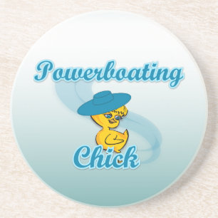 Powerboating Chick #3 Coaster
