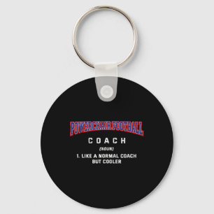 Powerchair Footbyll Coach Definition Funny Power S Key Ring