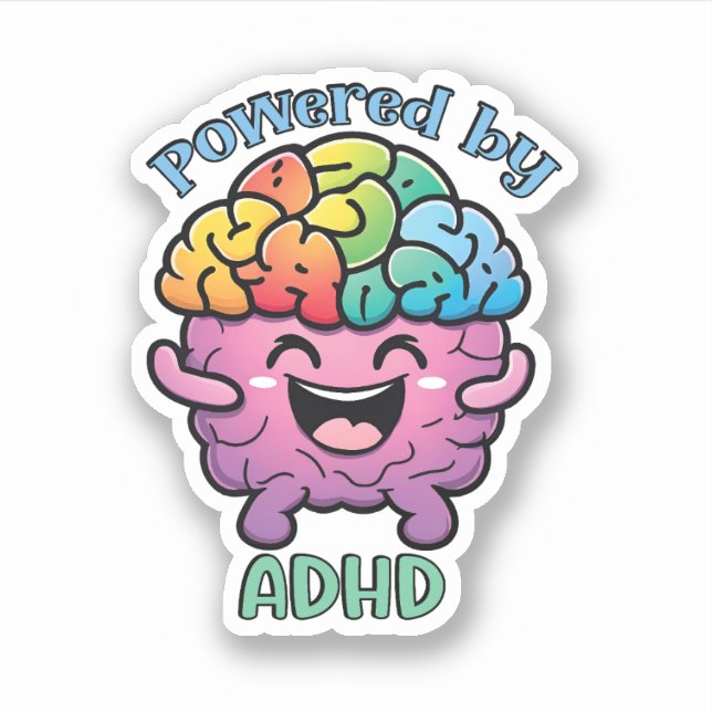 Powered by ADHD | Embrace Neurodiversity Awareness (Front)