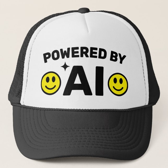 Powered by AI™ Trucker Hat (Front)