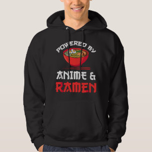 Powered by Anime & Ramen Merchandise Hoodie