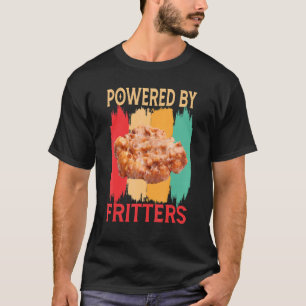 Powered By Apple Fritters   Retro Apple Fritter   T-Shirt