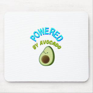 Powered By Avocado Mouse Mat