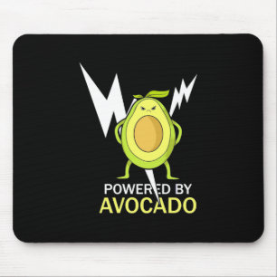 Powered By Avocado Mouse Mat