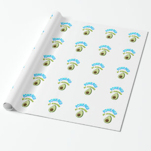 Powered By Avocado Wrapping Paper