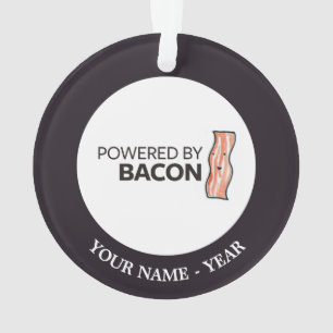 Powered by Bacon 2 Ornament