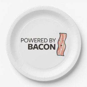 Powered by Bacon Paper Plate