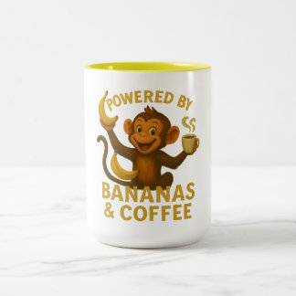 Powered by Bananas & Coffee Mug