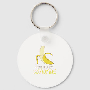Powered By Bananas Key Ring